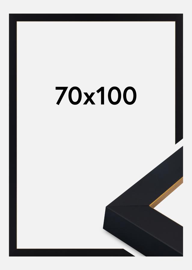 Ramme Sussex Akrylglass Svart/Gull 70x100 cm