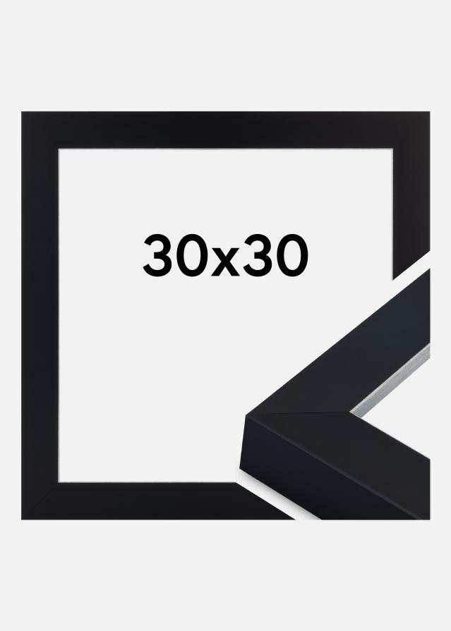Ramme Sussex Akrylglass Svart/Sølv 30x30 cm