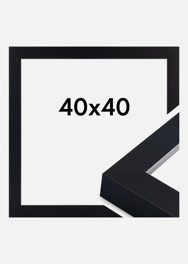 Ramme Sussex Akrylglass Svart/Sølv 40x40 cm
