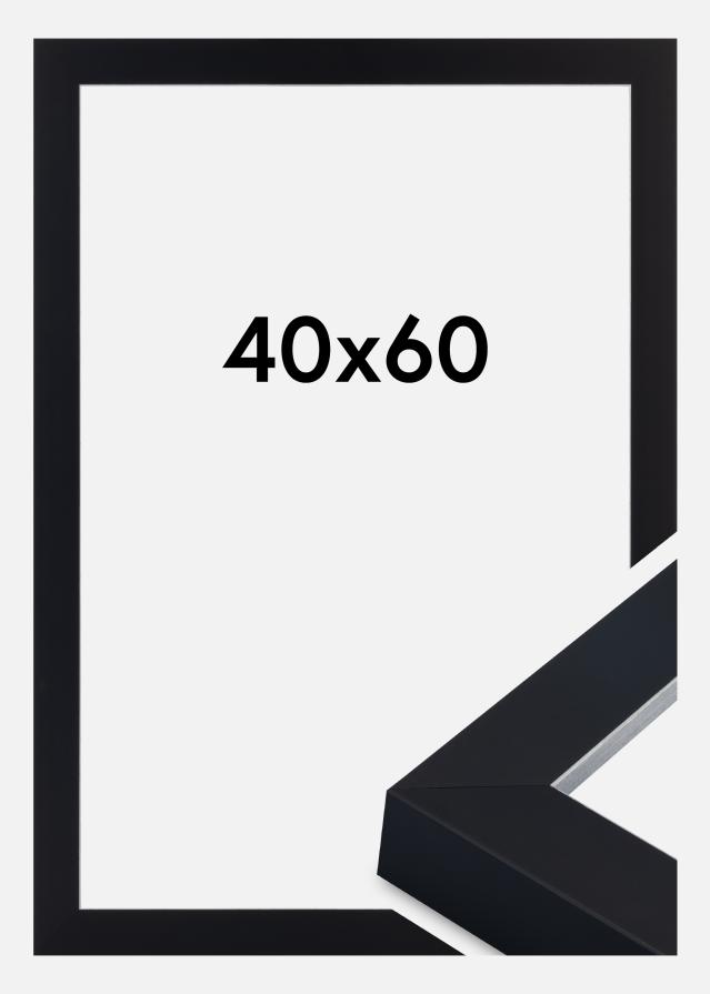 Ramme Sussex Akrylglass Svart/Sølv 40x60 cm
