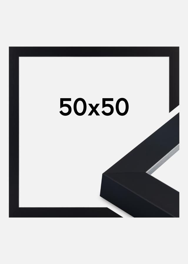 Ramme Sussex Akrylglass Svart/Sølv 50x50 cm