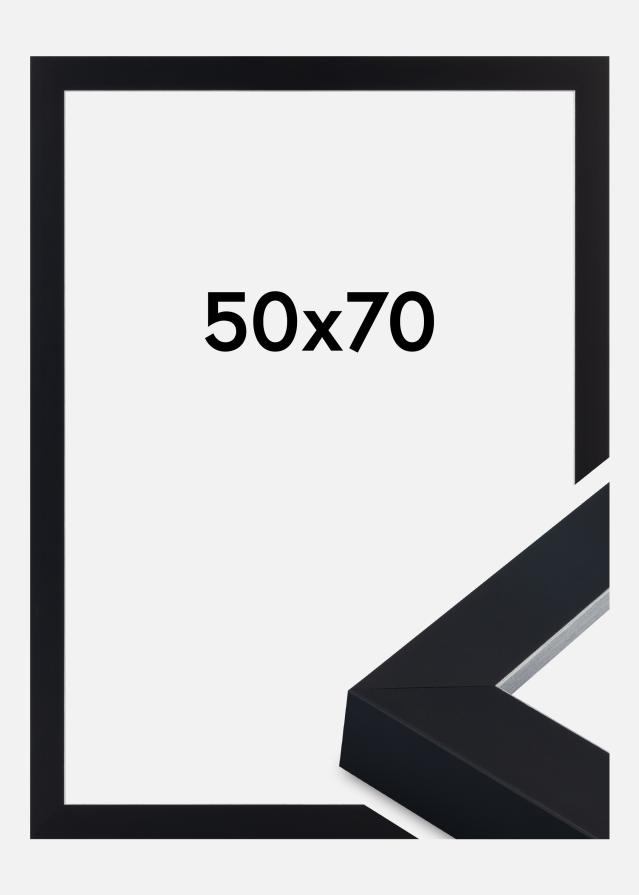 Ramme Sussex Akrylglass Svart/Sølv 50x70 cm