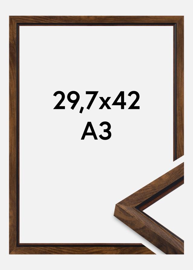 Ramme Obsidian Akrylglass Valnøtt 29,7x42 cm (A3)