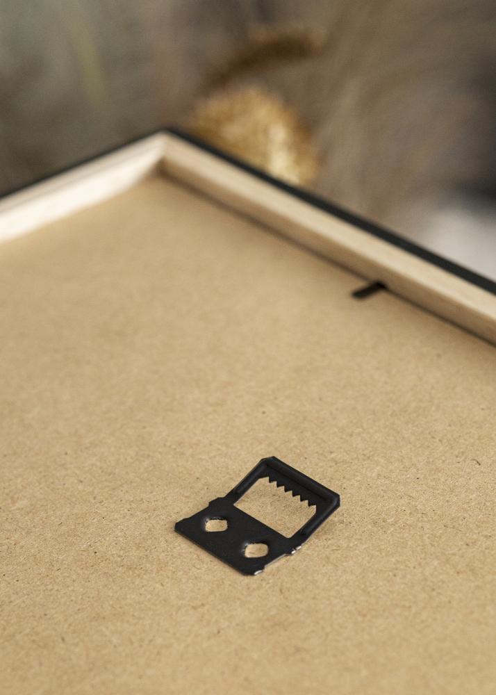 Ramme Stilren svart eik 40x50 cm - Passepartout Hvit 30x40 cm