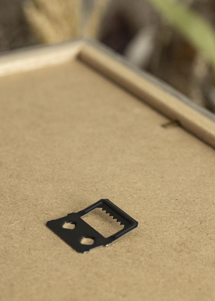 Ramme Stilren grå eik 40x50 cm - Passepartout Hvit 27,5x37 cm