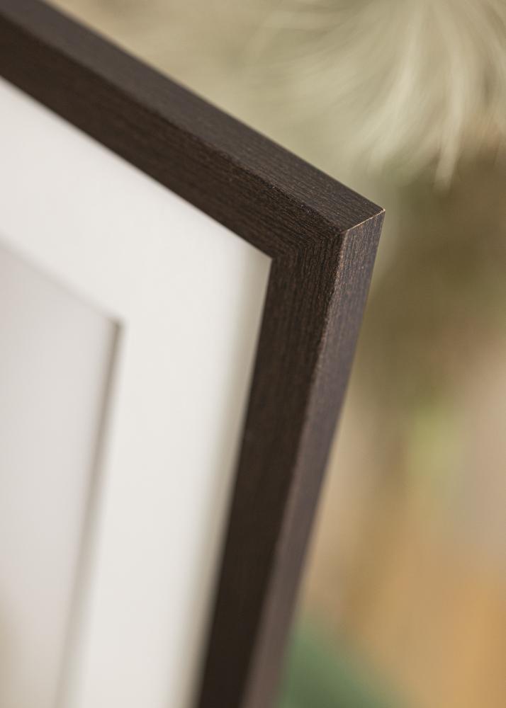 Ramme Stilren Wenge 50x70 cm - Passepartout Hvit 40x60 cm