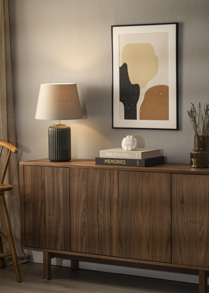 Ramme Scandi Matt Svart 60x70 cm - Passepartout Hvit 20x24 inches