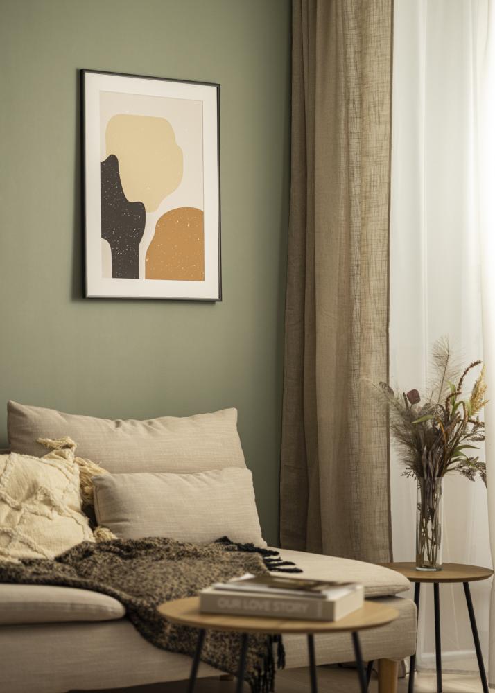 Ramme Scandi Matt Svart 60x70 cm - Passepartout Hvit 20x24 inches