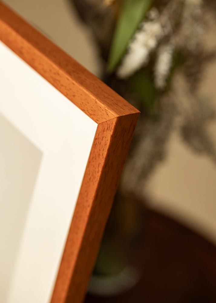 Ramme Ares Kirsebær 40x40 cm - Passepartout Hvit 29x29 cm