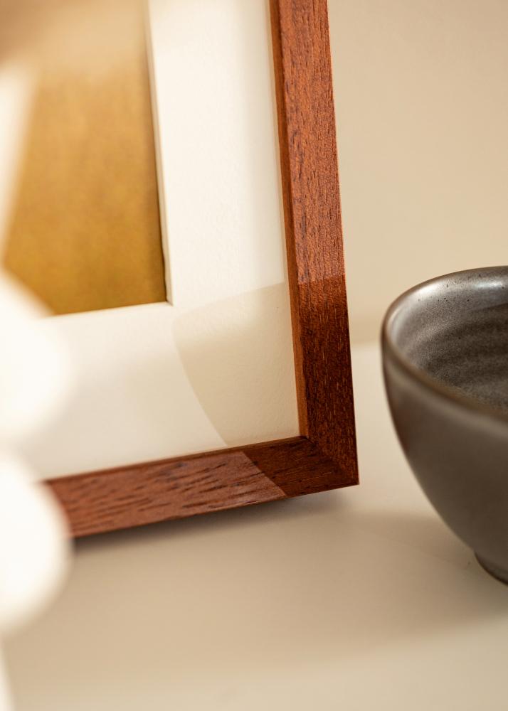 Ramme Hermes Kirsebær 42x59,4 cm - Passepartout Hvit 25x38 cm