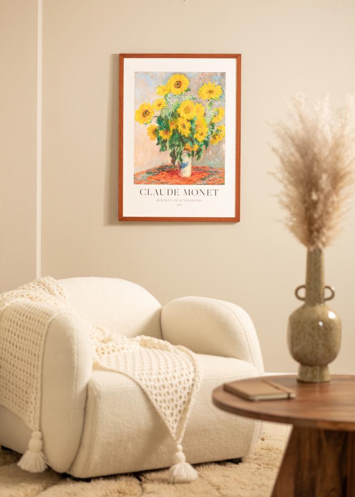 Ramme Hermes Kirsebær 42x59,4 cm - Passepartout Hvit 25x38 cm