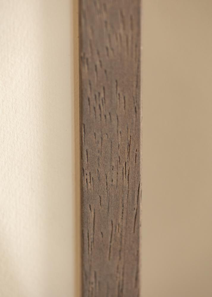 Ramme Hermes Grå 60x60 cm - Passepartout Hvit 50x50 cm