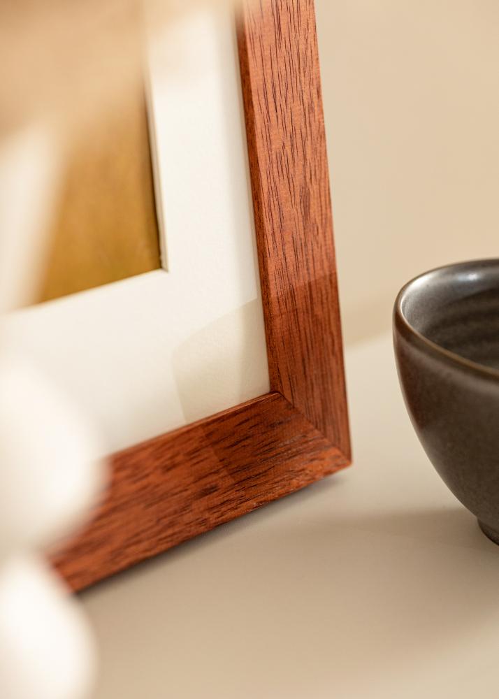 Ramme Juno Kirsebær 40x60 cm - Passepartout Hvit 30x50 cm