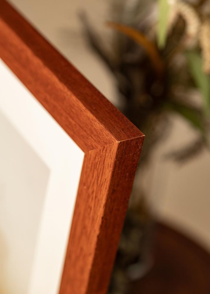 Ramme Juno Kirsebær 40x60 cm - Passepartout Hvit 30x50 cm