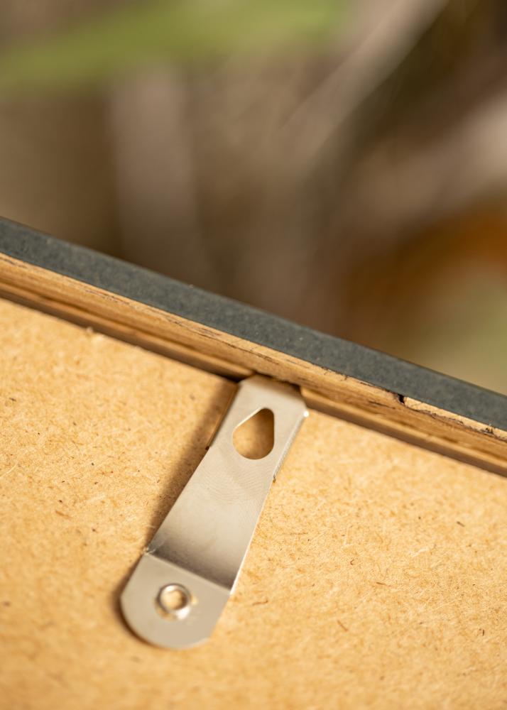 Ramme Ares Messing 40x50 cm - Passepartout Hvit 30x40 cm