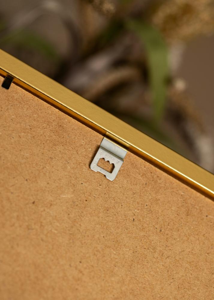 Ramme Minerva Gull 45x60 cm - Passepartout Hvit 32x45 cm