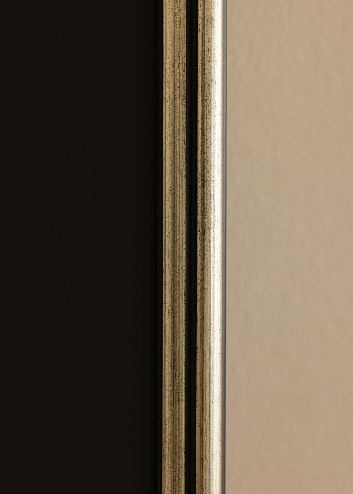 Ramme Horndal Sølv 60x60 cm - Passepartout Svart 50x50 cm