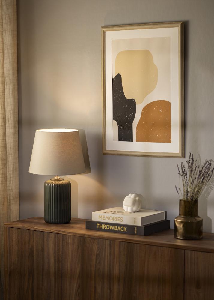 Ramme Västkusten Eik 50x50 cm - Passepartout Hvit 15x15 inches