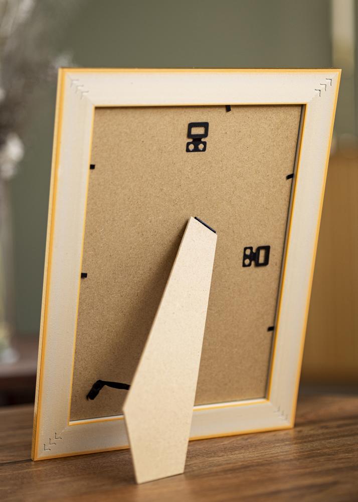 Ramme Ornate Gull 20x30 cm - Passepartout Hvit 15x21 cm