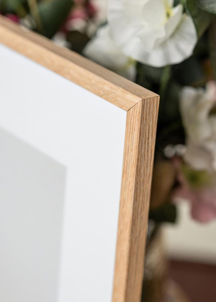 Ramme Tynn Eik Akrylglass 10x15 cm