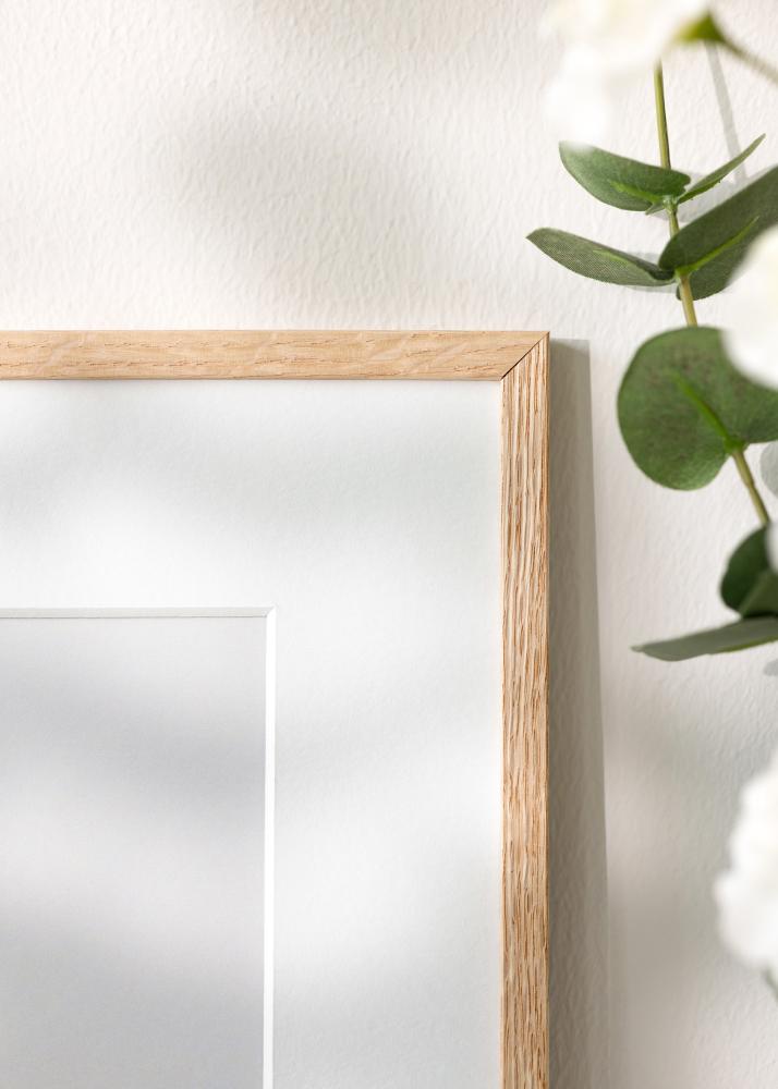 Ramme Tynn Eik Akrylglass 10x15 cm