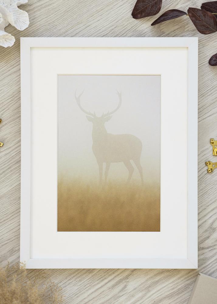 Bilderamme Hvit Bred 29,7 x 42 cm (A3)