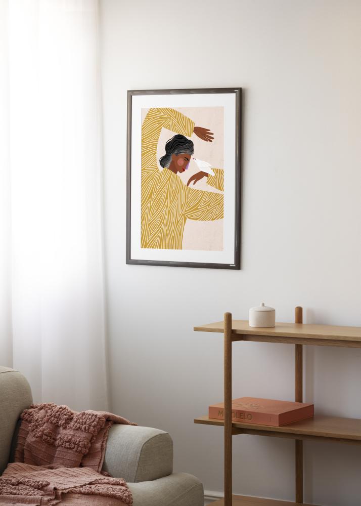 Ramme Dorset Akrylglass Mørk grå 21x29,7 cm (A4)