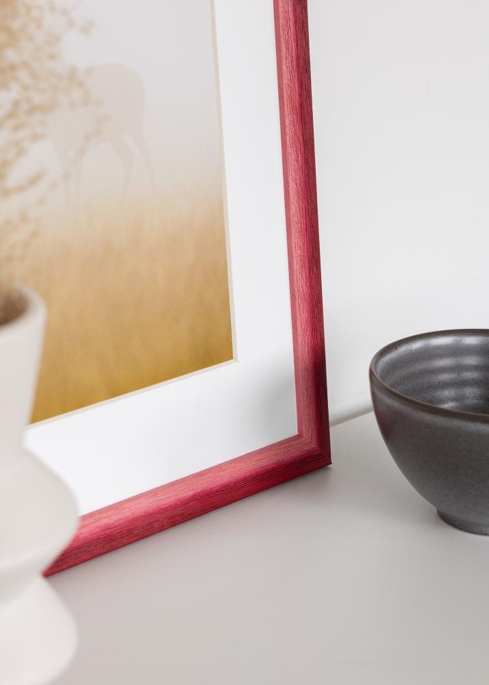 Ramme Cornwall Akrylglass Mørkerød 40x50 cm