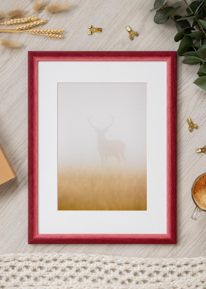 Ramme Cornwall Akrylglass Mørkerød 40x50 cm