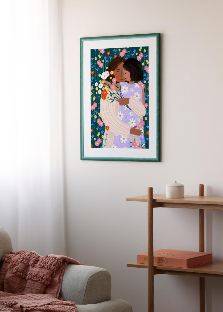 Ramme Cornwall Akrylglass Mørkegrønn 40x50 cm