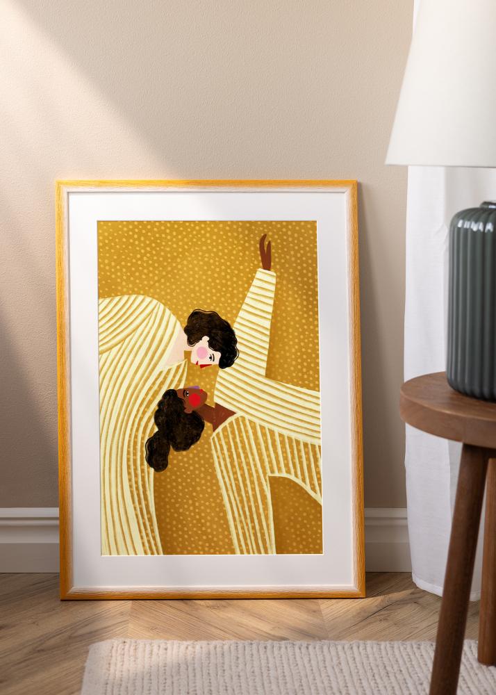 Ramme Cornwall Akrylglass Gull 50x50 cm