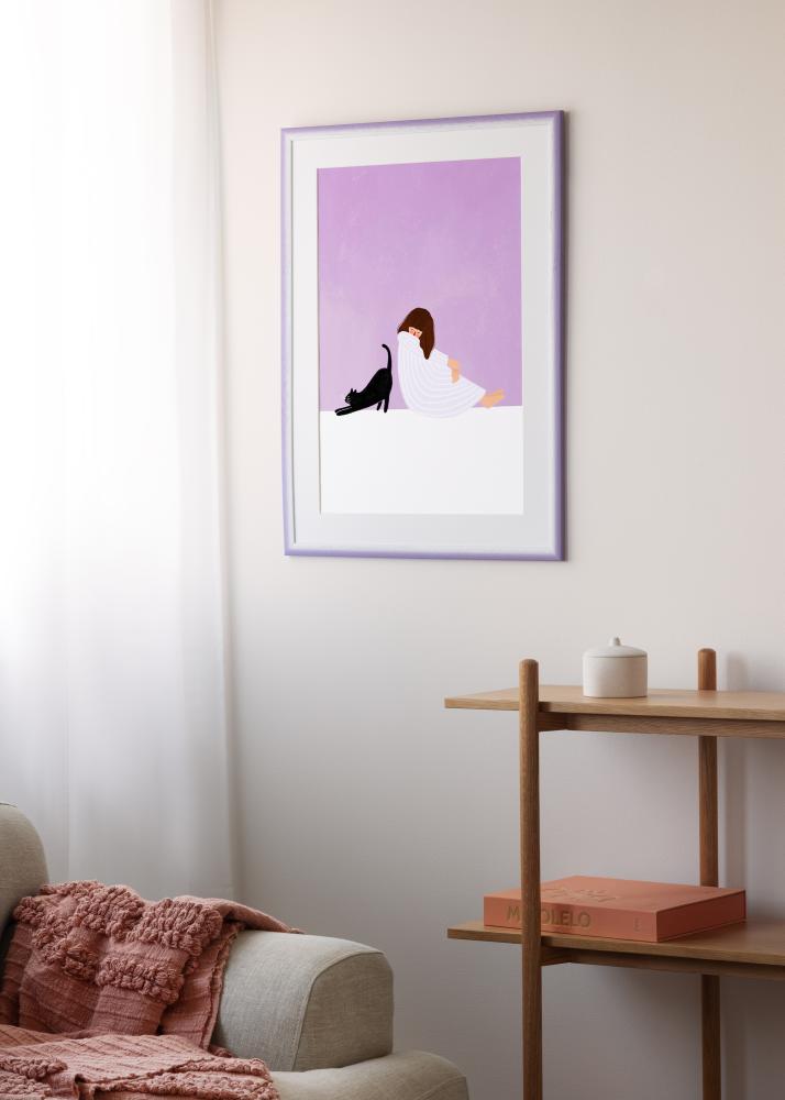 Ramme Cornwall Akrylglass Lyselilla 40x50 cm