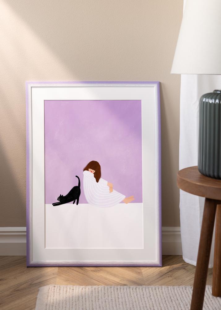 Ramme Cornwall Akrylglass Lyselilla 40x50 cm