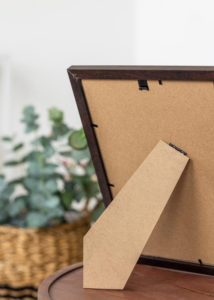 Ramme BGA Classic Akrylglass Valnøtt 20x20 cm