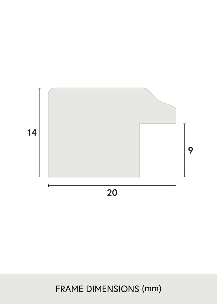 Ramme Whitby Akrylglass Lilla 40x40 cm