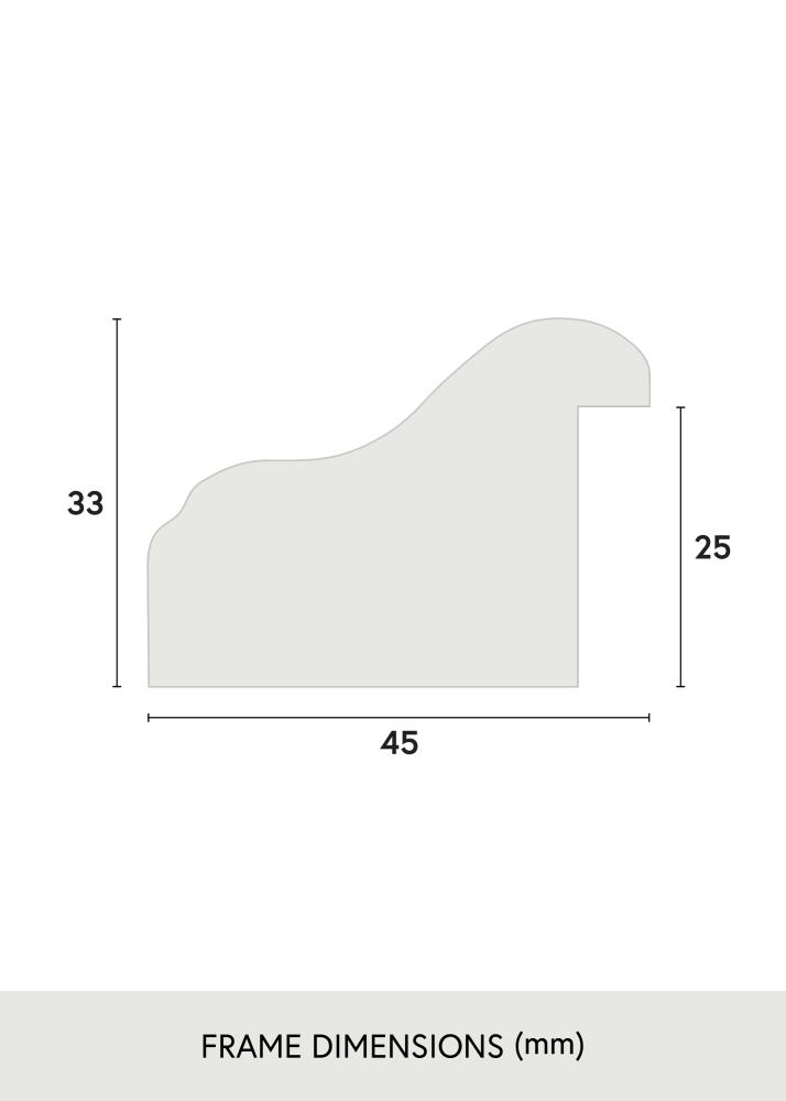 Ramme Aberystwyth Akrylglass Gull 21x29,7 cm (A4)