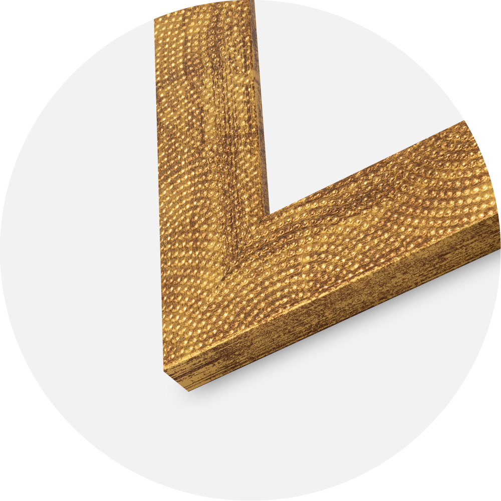 Ramme Linea Akrylglass Gull 42x59,4 cm (A2)