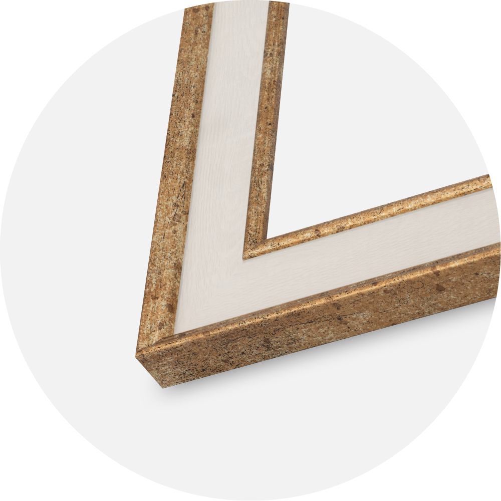 Ramme Dolly Akrylglass Gull 42x59,4 cm (A2)