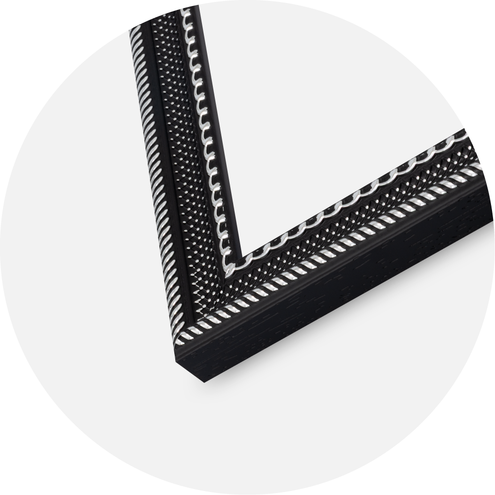 Ramme Trellis Akrylglass Svart 21x29,7 cm (A4)