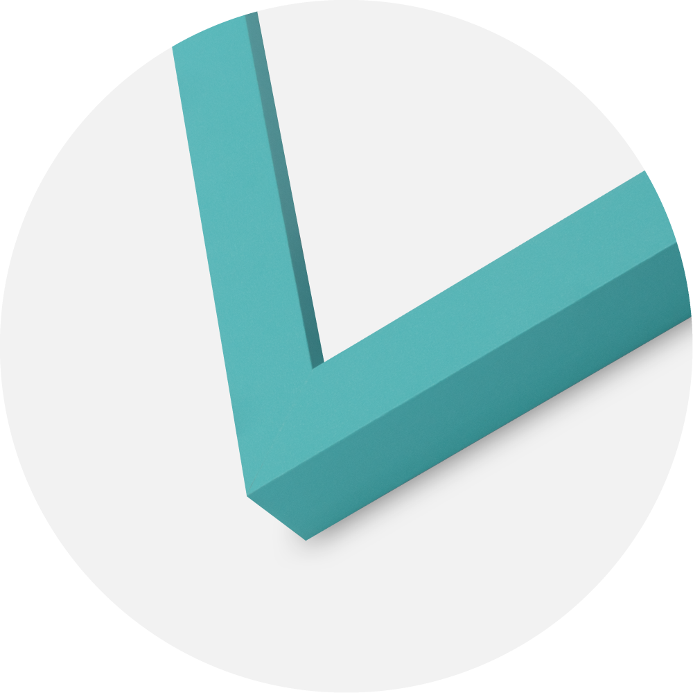 Ramme Selection Akrylglass Aqua Blue 50x50 cm