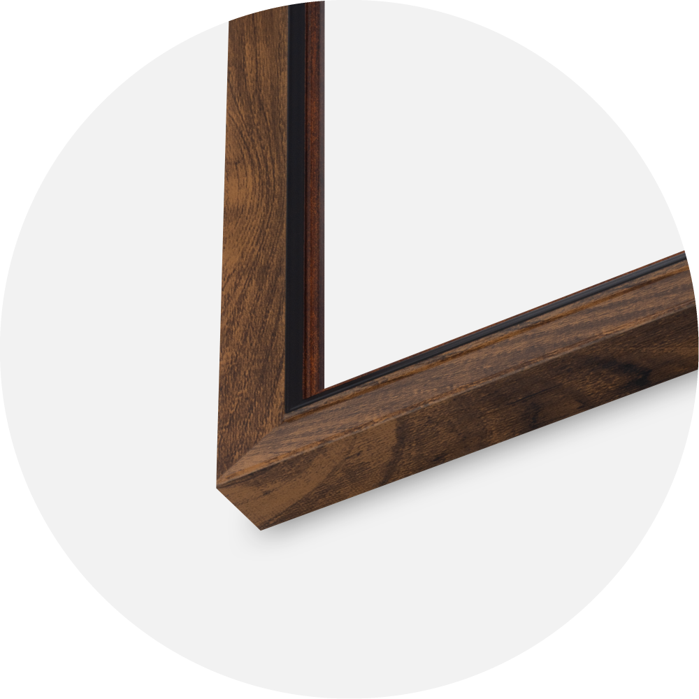 Ramme Obsidian Akrylglass Valnøtt 42x59,4 cm (A2)