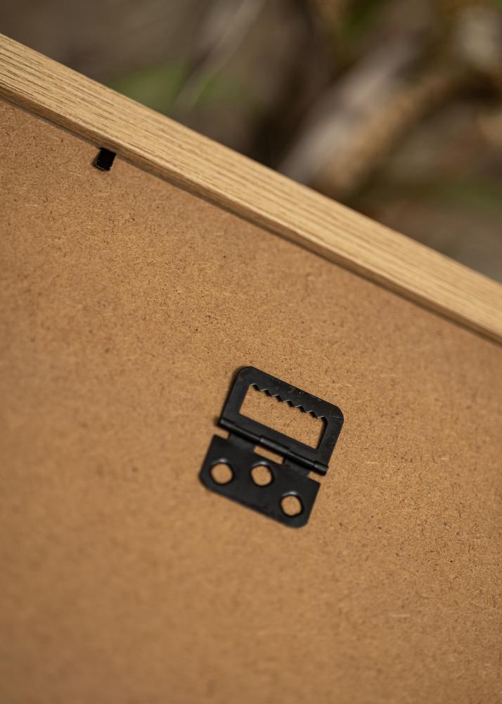 Ramme Deco Eik 70x70 cm - Passepartout Hvit 24x24 inches