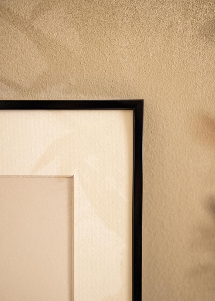 Aluminiumsramme Akrylglass Svart 50x60 cm