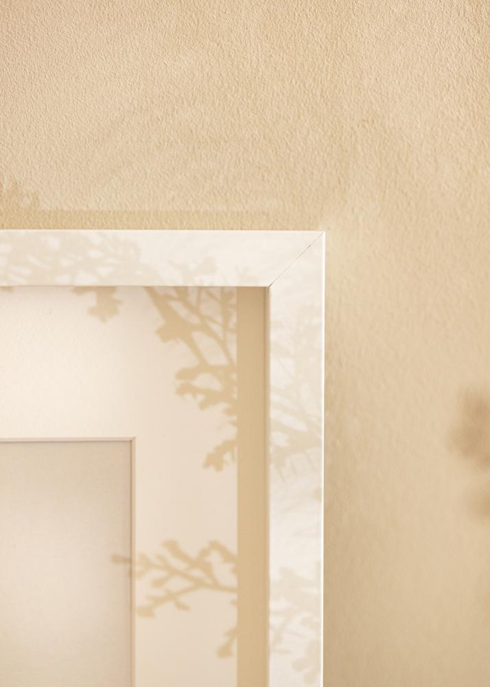 BGA Boksramme Hvit 40x60 cm - Passepartout Hvit 25x50 cm