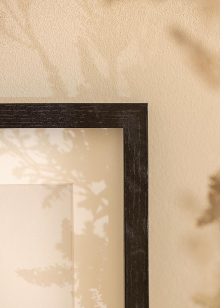 BGA Boksramme Svart 30x45 cm - Passepartout Hvit 8x14 inches