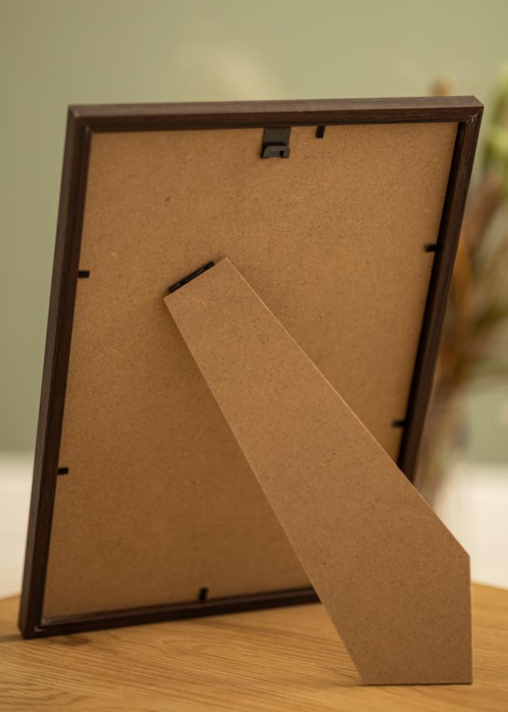 Ramme Modern Akrylglass Valnøtt 18x24 cm