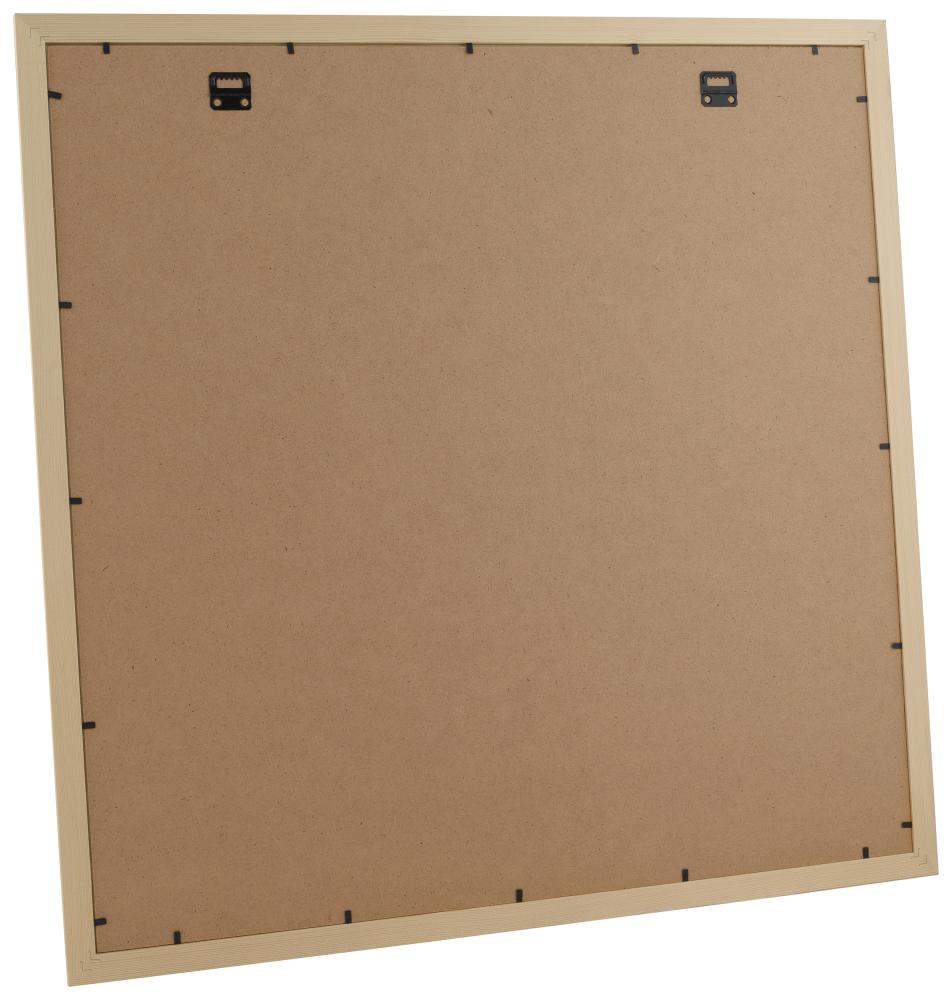 Ramme Trendline Natur 60x60 cm - Passepartout Hvit 50x50 cm