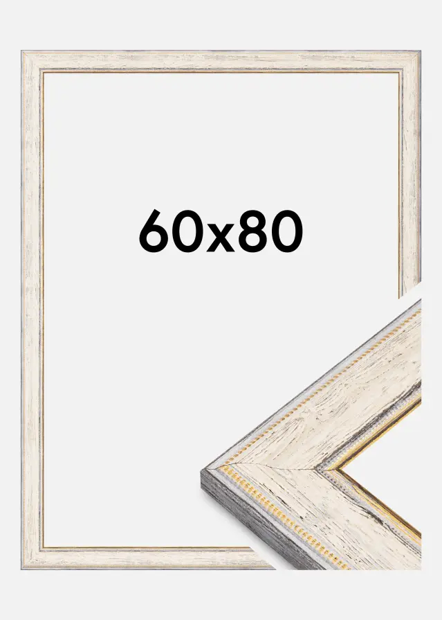 Ramme Fabriano Akrylglass Hvit 60x80 cm