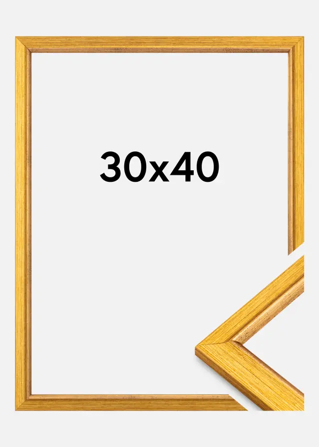 Ramme Marisa Akrylglass Gull 30x40 cm