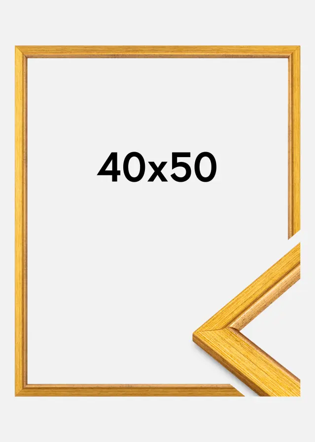 Ramme Marisa Akrylglass Gull 40x50 cm